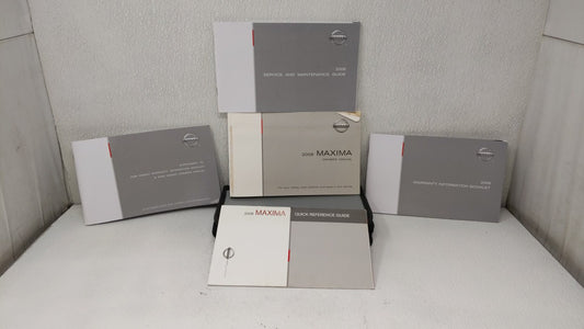 2008 Nissan Maxima Owners Manual Book Guide OEM Used Auto Parts