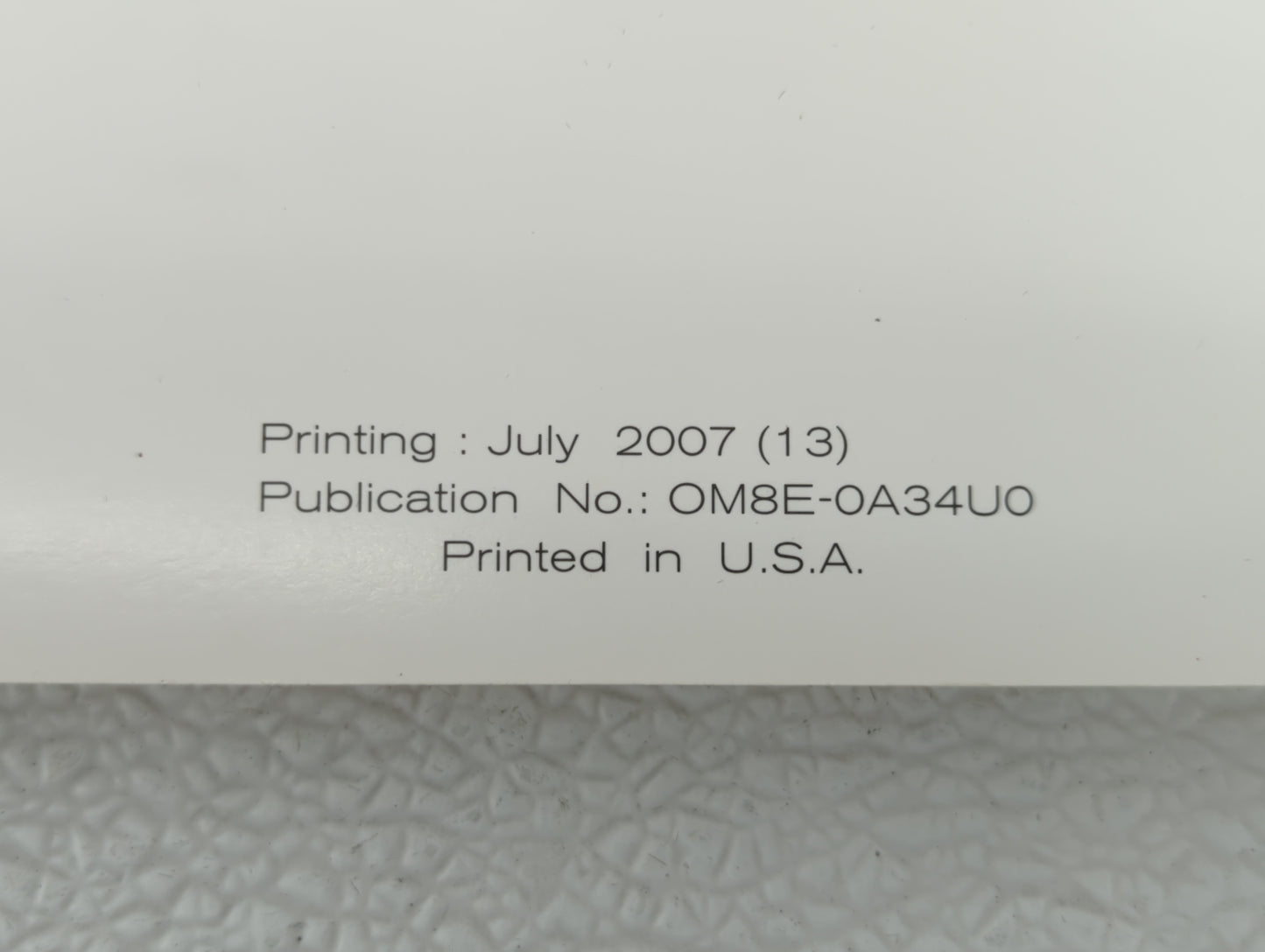 2008 Nissan Maxima Owners Manual Book Guide OEM Used Auto Parts - Oemusedautoparts1.com