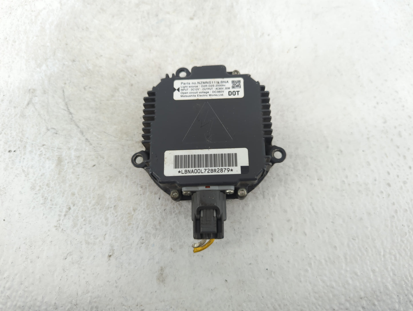 2008 Nissan Maxima Headlight Ballast Head Light Black - Oemusedautoparts1.com