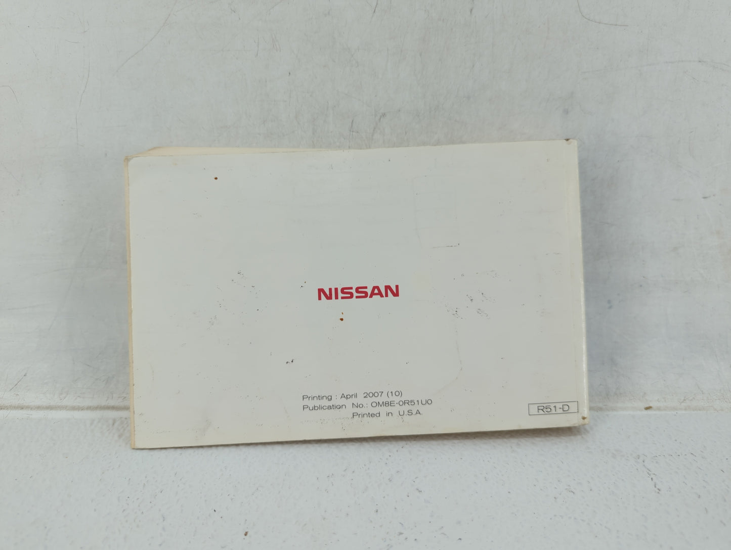 2008 Nissan Pathfinder Owners Manual Book Guide OEM Used Auto Parts - Oemusedautoparts1.com
