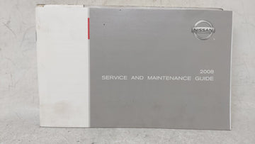 2008 Nissan Pathfinder Owners Manual Book Guide OEM Used Auto Parts