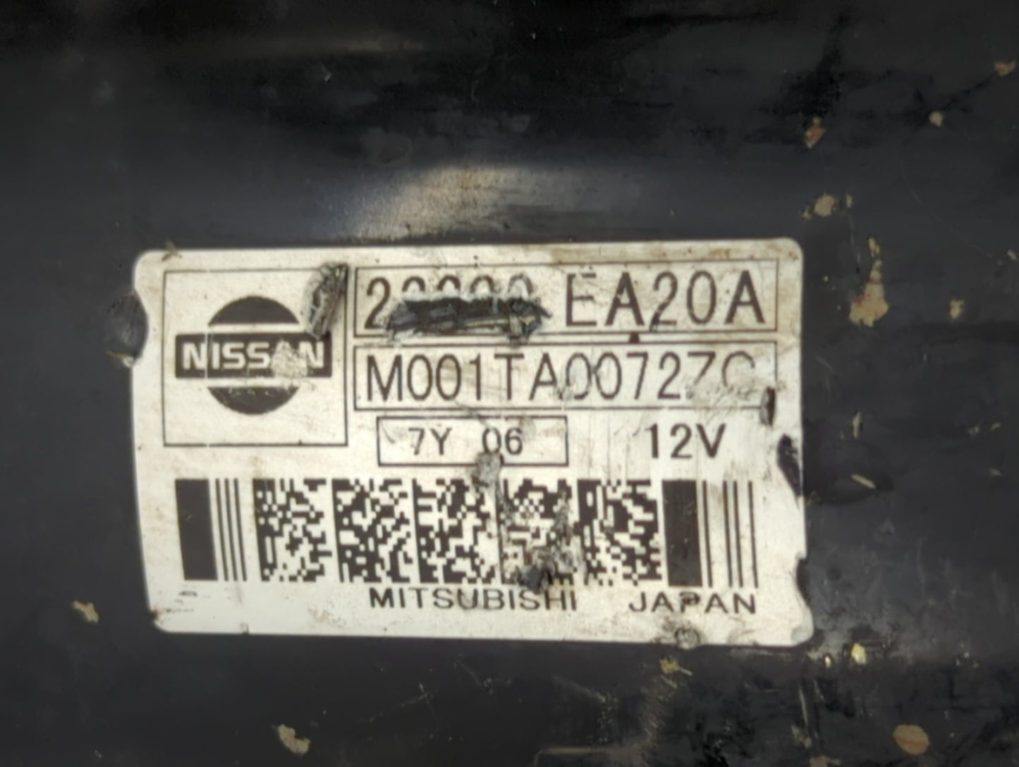 2005-2012 Nissan Pathfinder Car Starter Motor Solenoid OEM P/N:M001TA0072ZC Fits OEM Used Auto Parts - Oemusedautoparts1.com
