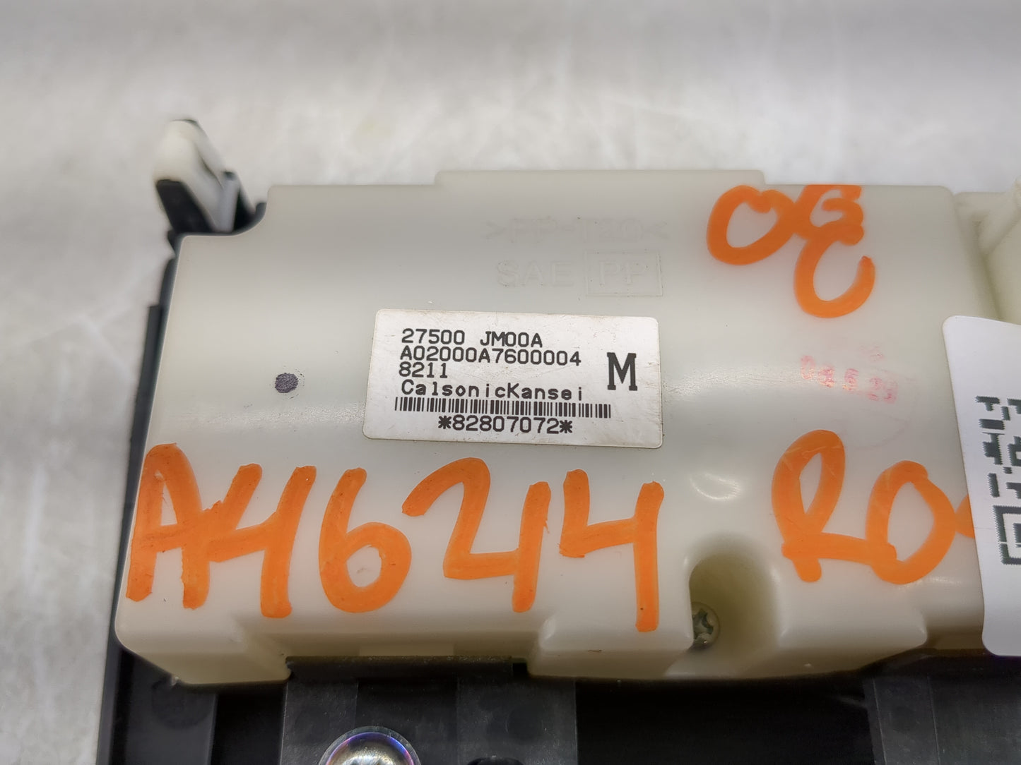 2008-2010 Nissan Rogue Climate Control Module Temperature AC/Heater Replacement P/N:27500 JM00A Fits Fits 2008 2009 2010 OEM