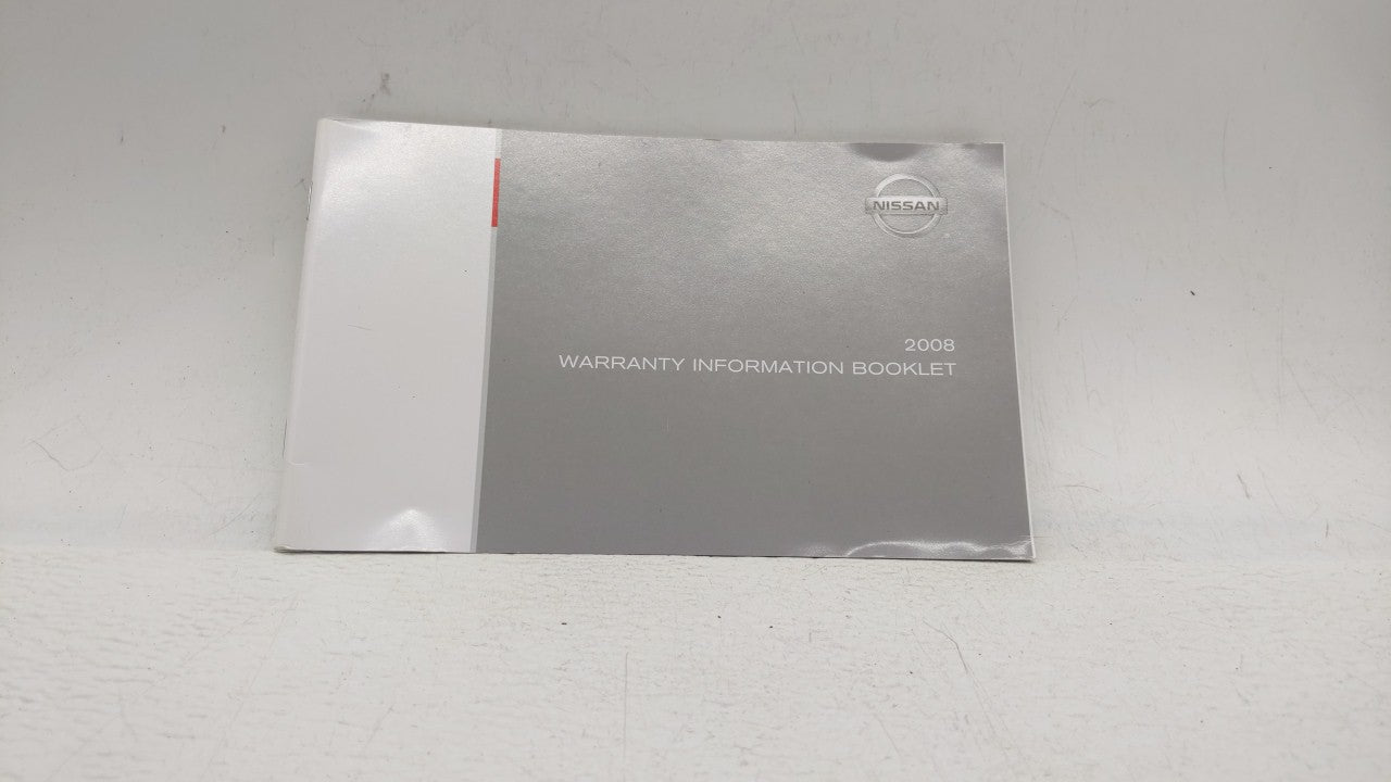 2008 Nissan Rogue Owners Manual Book Guide OEM Used Auto Parts - Oemusedautoparts1.com