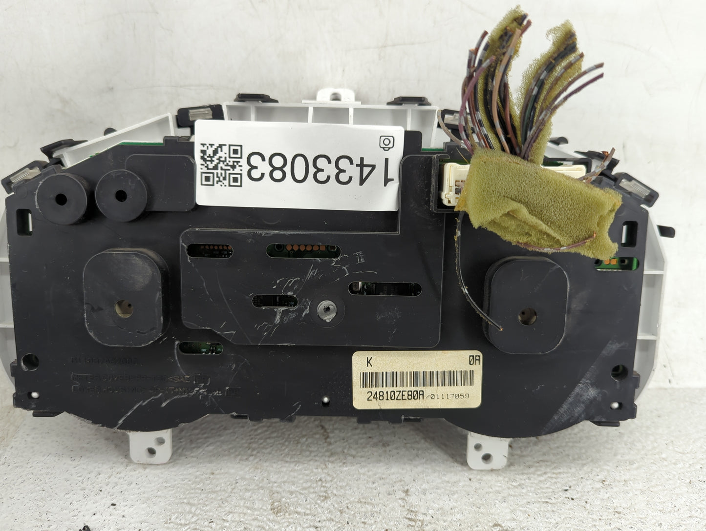 2008 Nissan Sentra Instrument Cluster Speedometer Gauges P/N:24810ZE80A Fits OEM Used Auto Parts - Oemusedautoparts1.com