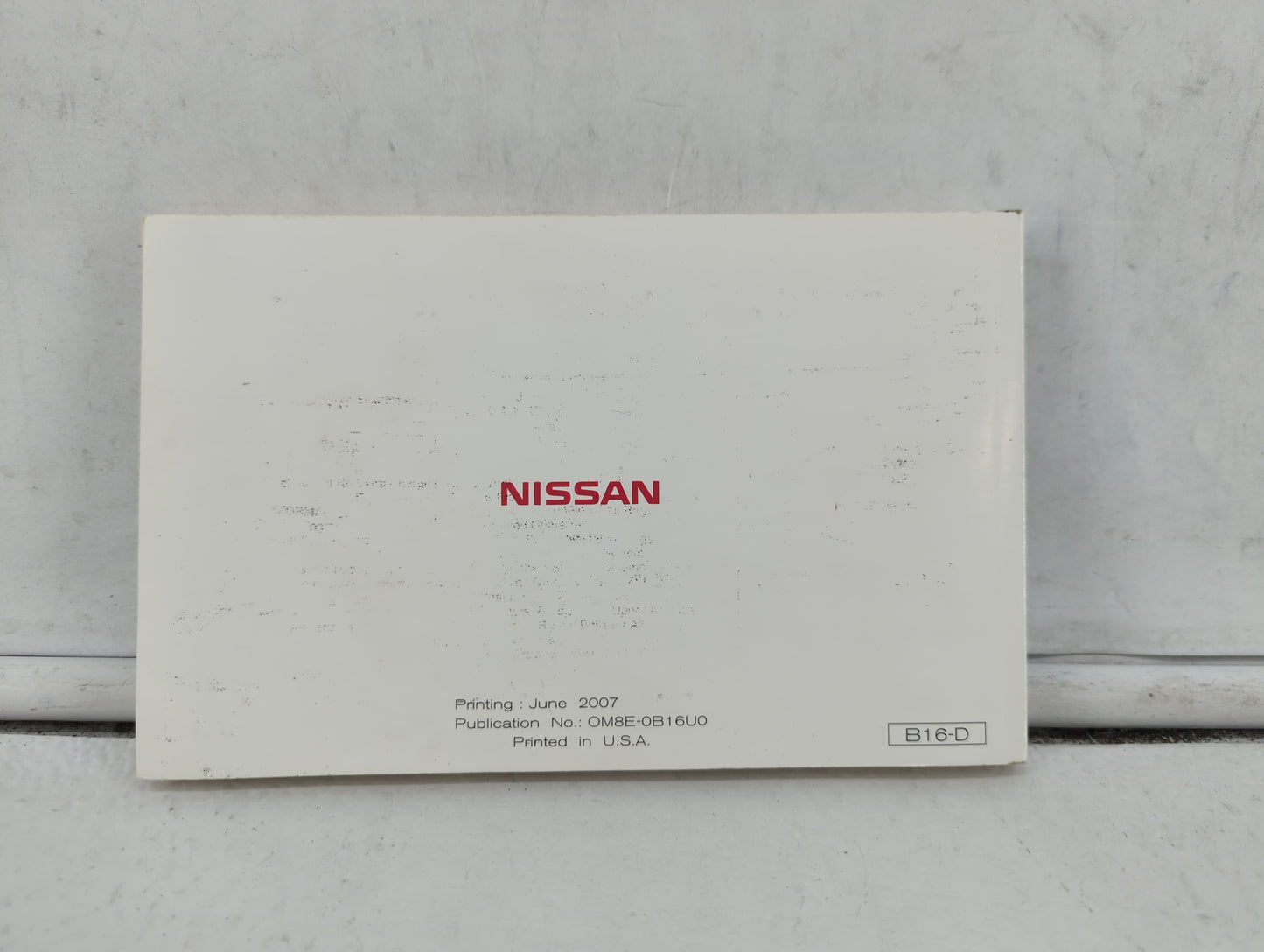 2008 Nissan Sentra Owners Manual Book Guide OEM Used Auto Parts - Oemusedautoparts1.com