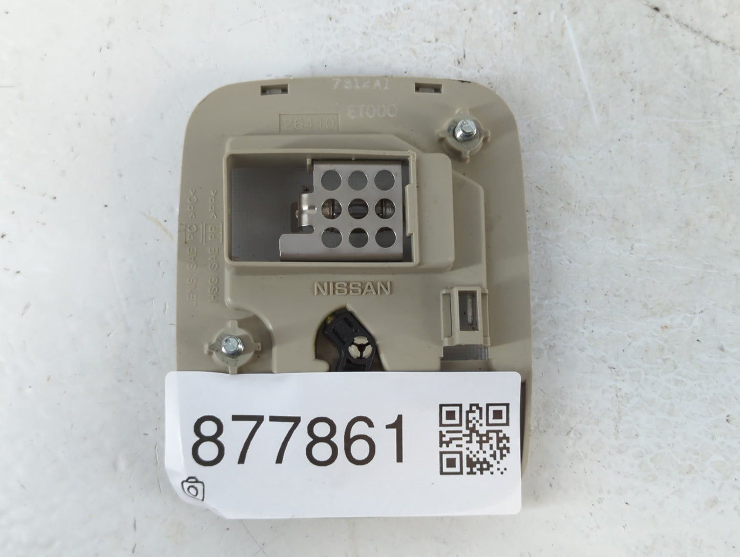2008-2010 Nissan Sentra Overhead Roof Console Interior Dome Light - Oemusedautoparts1.com