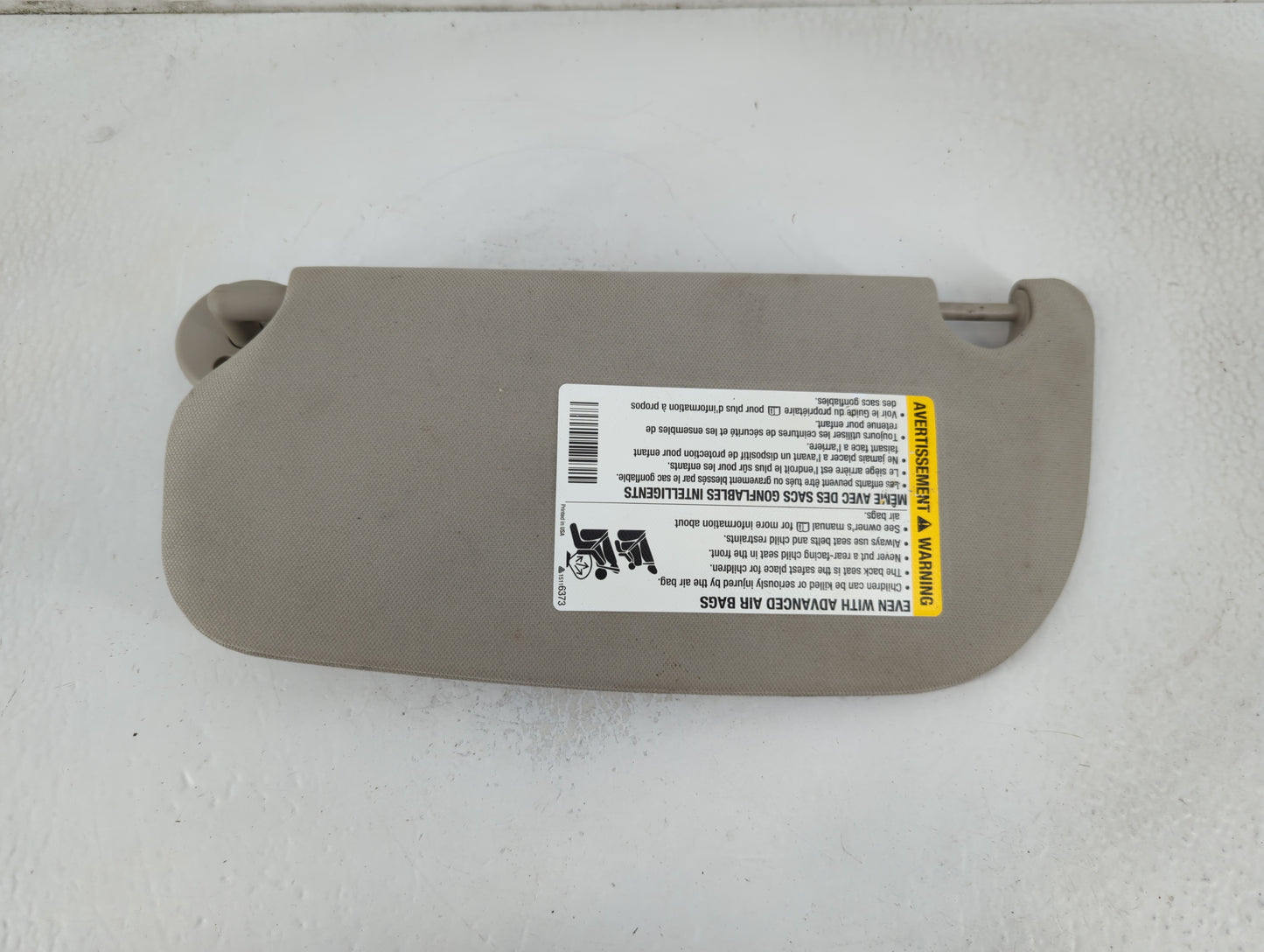 2007-2010 Pontiac G5 Sun Visor Shade Replacement Passenger Right Mirror Fits Fits 2007 2008 2009 2010 OEM Used Auto Parts -