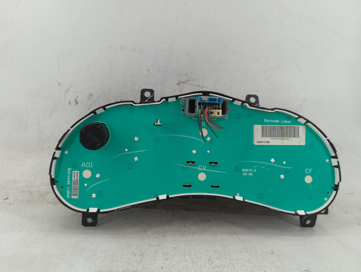 2008-2009 Pontiac G6 Instrument Cluster Speedometer Gauges P/N:15925798 16917778 Miles:72K Fits Fits 2008 2009 OEM Used Auto