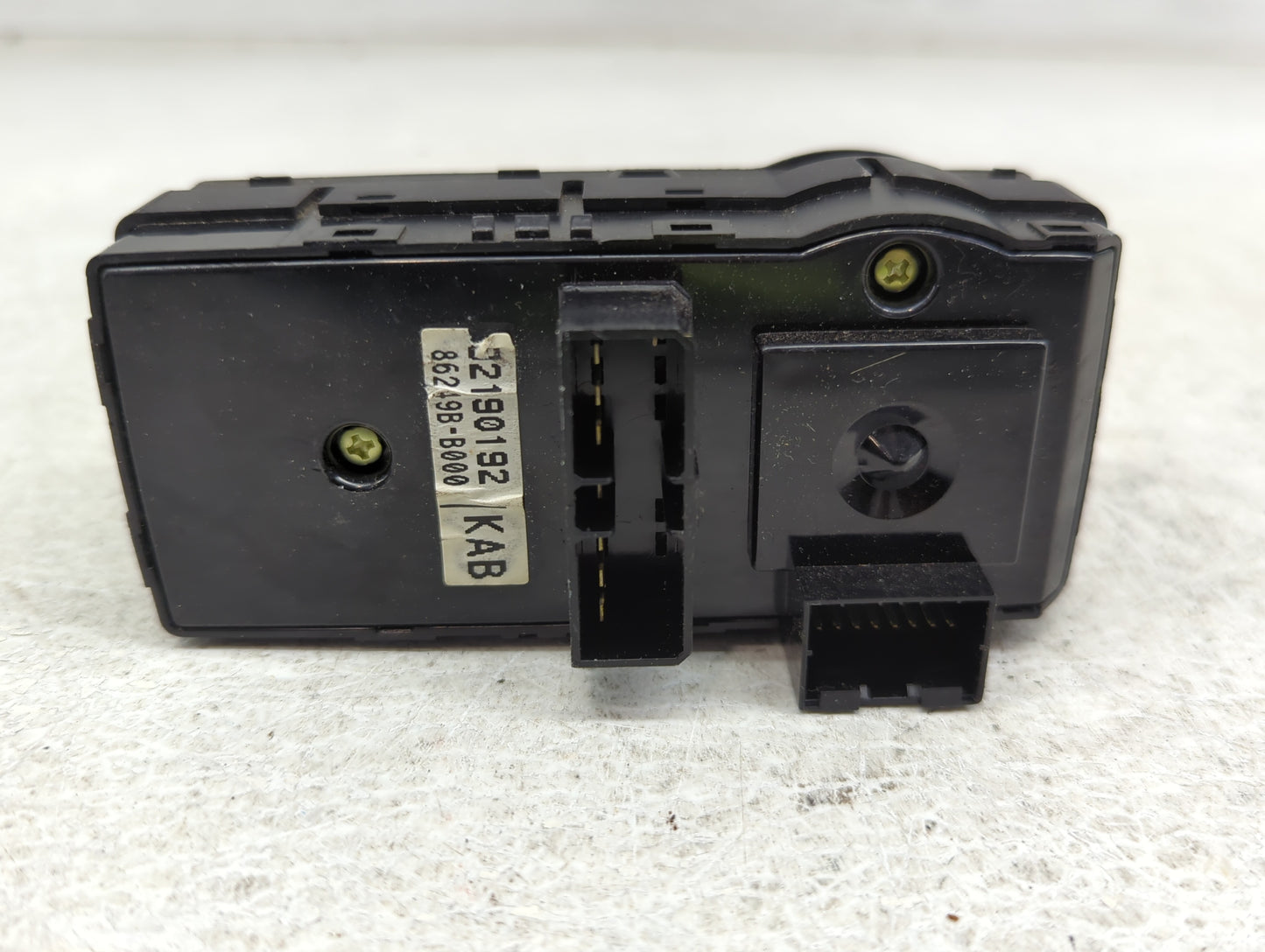 2008 Pontiac G8 Master Power Window Switch Replacement Driver Side Left P/N:92190192, 86249B-B000 Fits OEM Used Auto Parts -