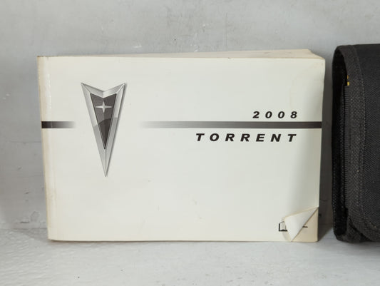 2008 Pontiac Torrent Owners Manual Book Guide P/N:15860880 OEM Used Auto Parts
