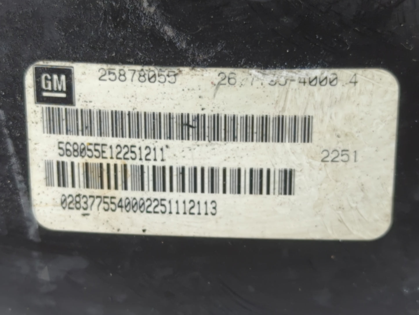 2008-2009 Saturn Aura Power Brake Booster Oem - Oemusedautoparts1.com