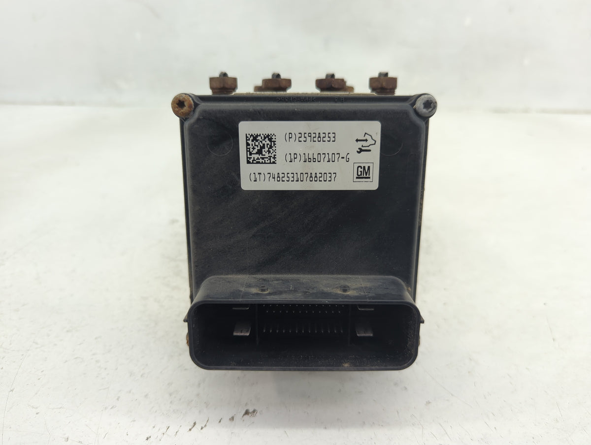 2008 Saturn Aura Anti-Lock Brake ABS Pump Module Actuator OEM P/N:25928253 16607107-G Fits Fits 2009 OEM Used Auto Parts - O