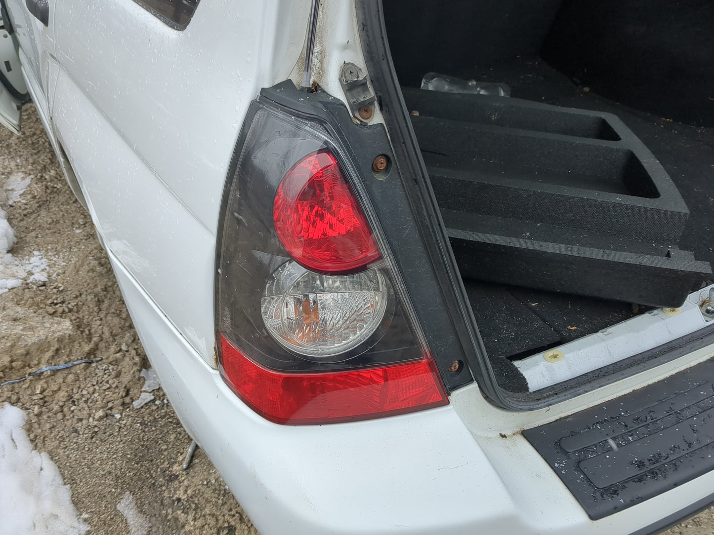 2008 Subaru Forester Tail Light Assembly Driver Left OEM Fits OEM Used Auto Parts - Oemusedautoparts1.com