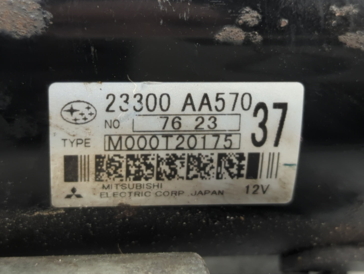 2008-2011 Subaru Impreza Car Starter Motor Solenoid OEM P/N:23300 AA570 Fits OEM Used Auto Parts - Oemusedautoparts1.com