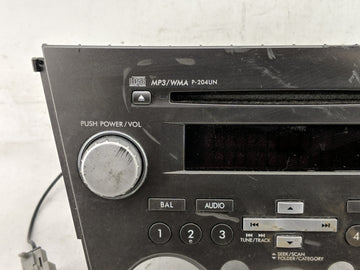 2007-2009 Subaru Legacy Radio AM FM Cd Player Receiver Replacement P/N:86201AG69B Fits Fits 2007 2008 2009 OEM Used Auto Parts