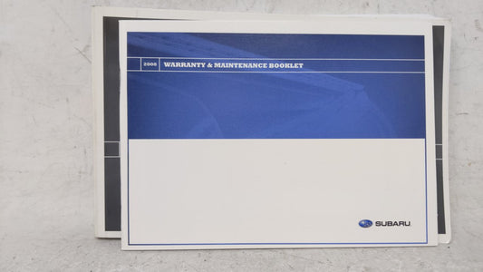 2008 Subaru Legacy Owners Manual Book Guide OEM Used Auto Parts