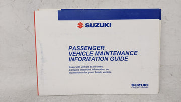 2008 Suzuki Forenza Owners Manual Book Guide OEM Used Auto Parts