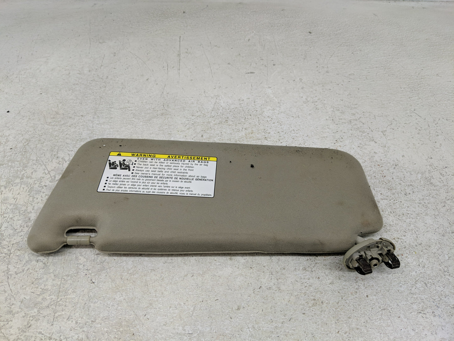 2007-2011 Toyota Camry Sun Visor Shade Replacement Passenger Right Mirror Fits Fits 2007 2008 2009 2010 2011 OEM Used Auto P