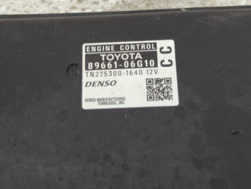 2008-2009 Toyota Camry PCM Engine Control Computer ECU ECM PCU OEM P/N:TN275300-1640 89661-06G10 Fits Fits 2008 2009 OEM Used Auto Parts