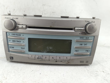 2007-2009 Toyota Camry Radio AM FM Cd Player Receiver Replacement P/N:86120-06191 CQ-ES8760X, HYQBTAU01A Fits Fits 2007 2008 2009 OEM Used Auto Parts
