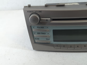 2007-2009 Toyota Camry Radio AM FM Cd Player Receiver Replacement P/N:123000-0660A 86120-06181 Fits Fits 2007 2008 2009 OEM Used Auto Parts