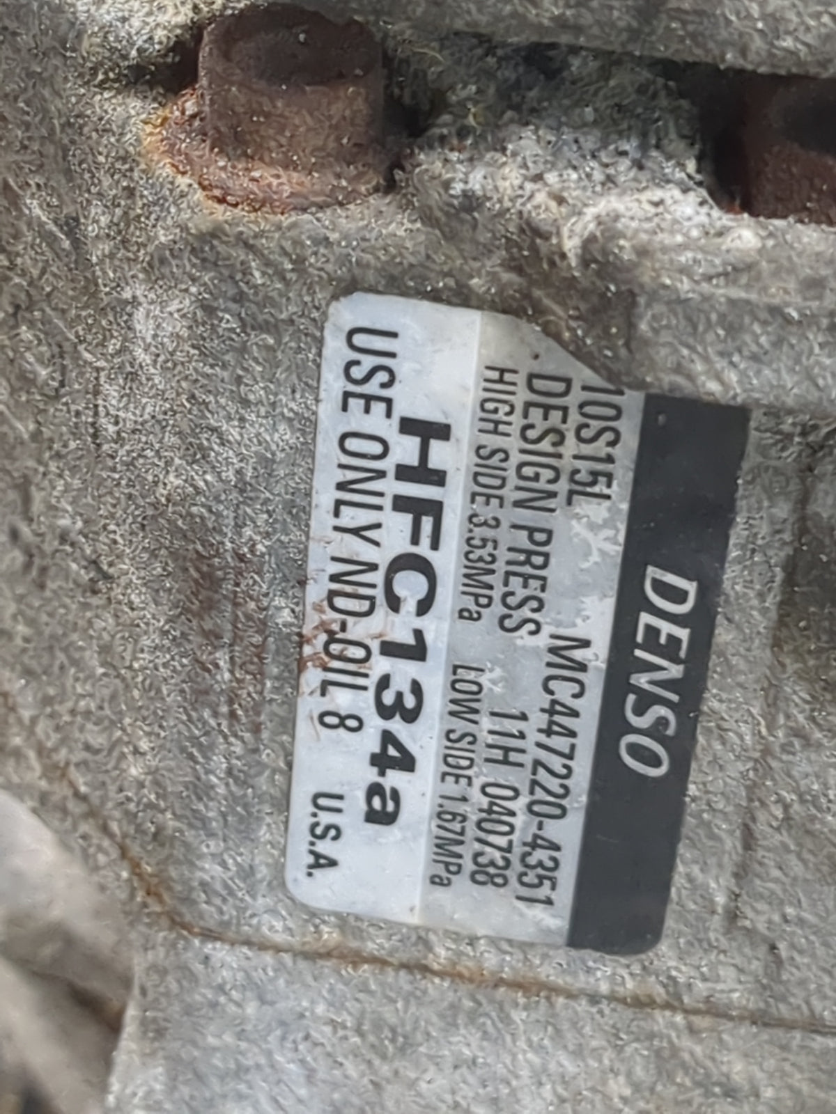 2003-2008 Toyota Matrix Air Conditioning A/c Ac Compressor Oem - Oemusedautoparts1.com