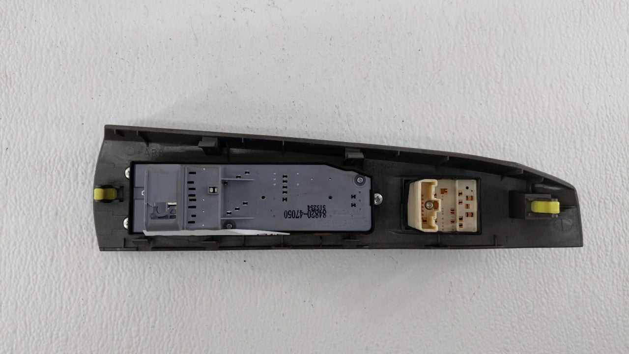 2004-2009 Toyota Prius Master Power Window Switch Replacement Driver Side Left P/N:84820-47050 74232-47070 Fits OEM Used Aut