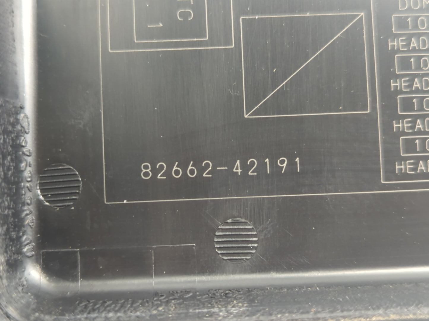 2006-2012 Toyota Rav4 Fusebox Fuse Box Panel Relay Module P/N:82662-42191 Fits Fits 2006 2007 2008 2009 2010 2011 2012 OEM U