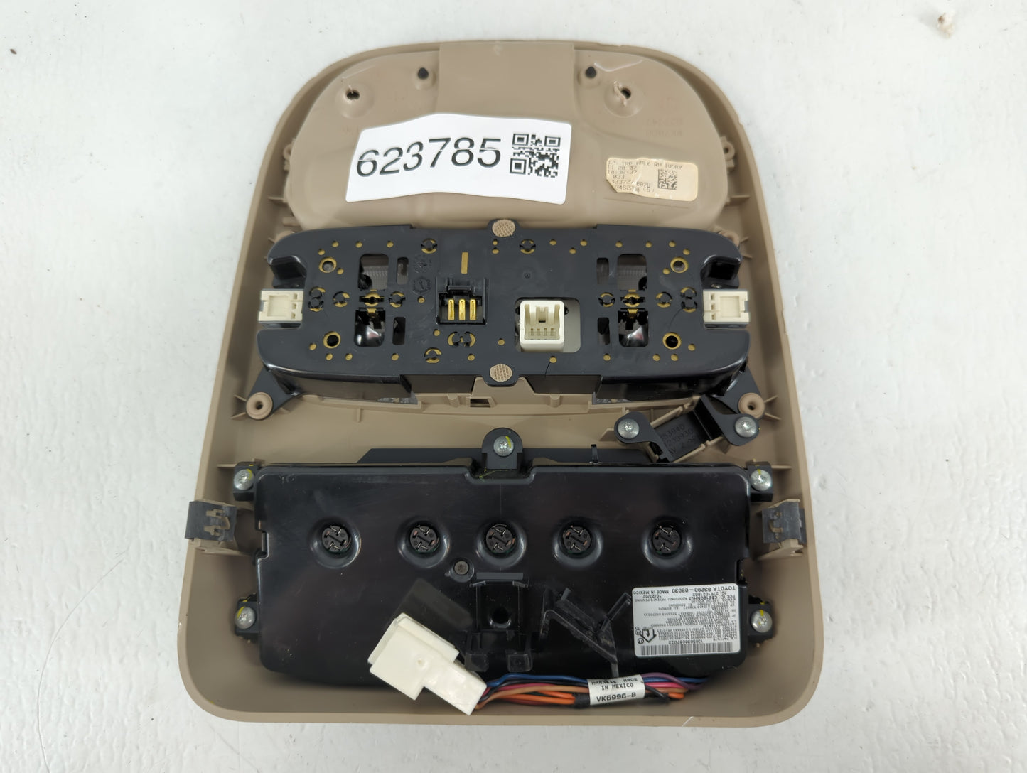 2008 Toyota Sienna Overhead Roof Console - Oemusedautoparts1.com