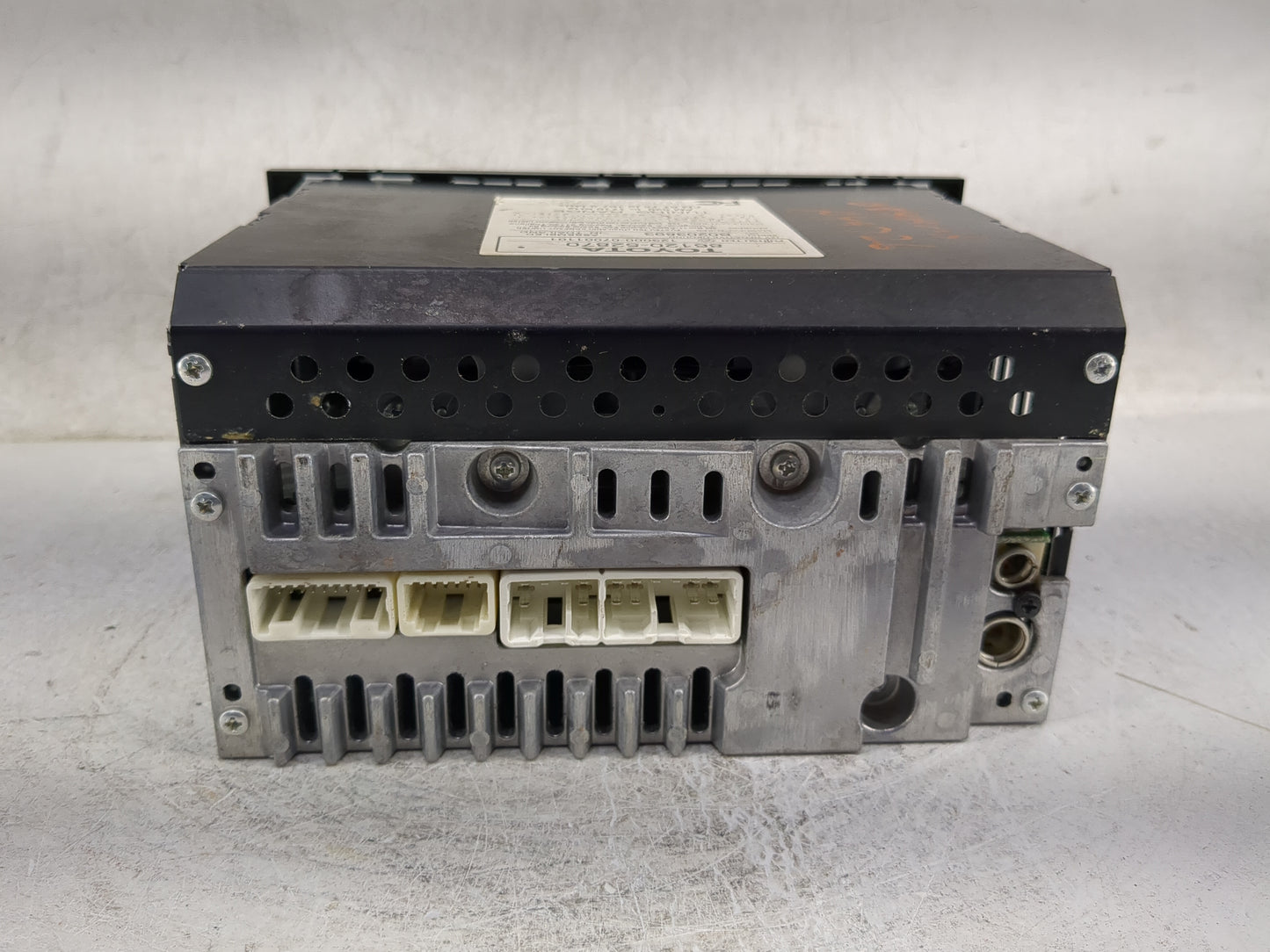 2008 Toyota Yaris Radio AM FM Cd Player Receiver Replacement P/N:86120-52870 123000-07001101 Fits OEM Used Auto Parts - Oemu
