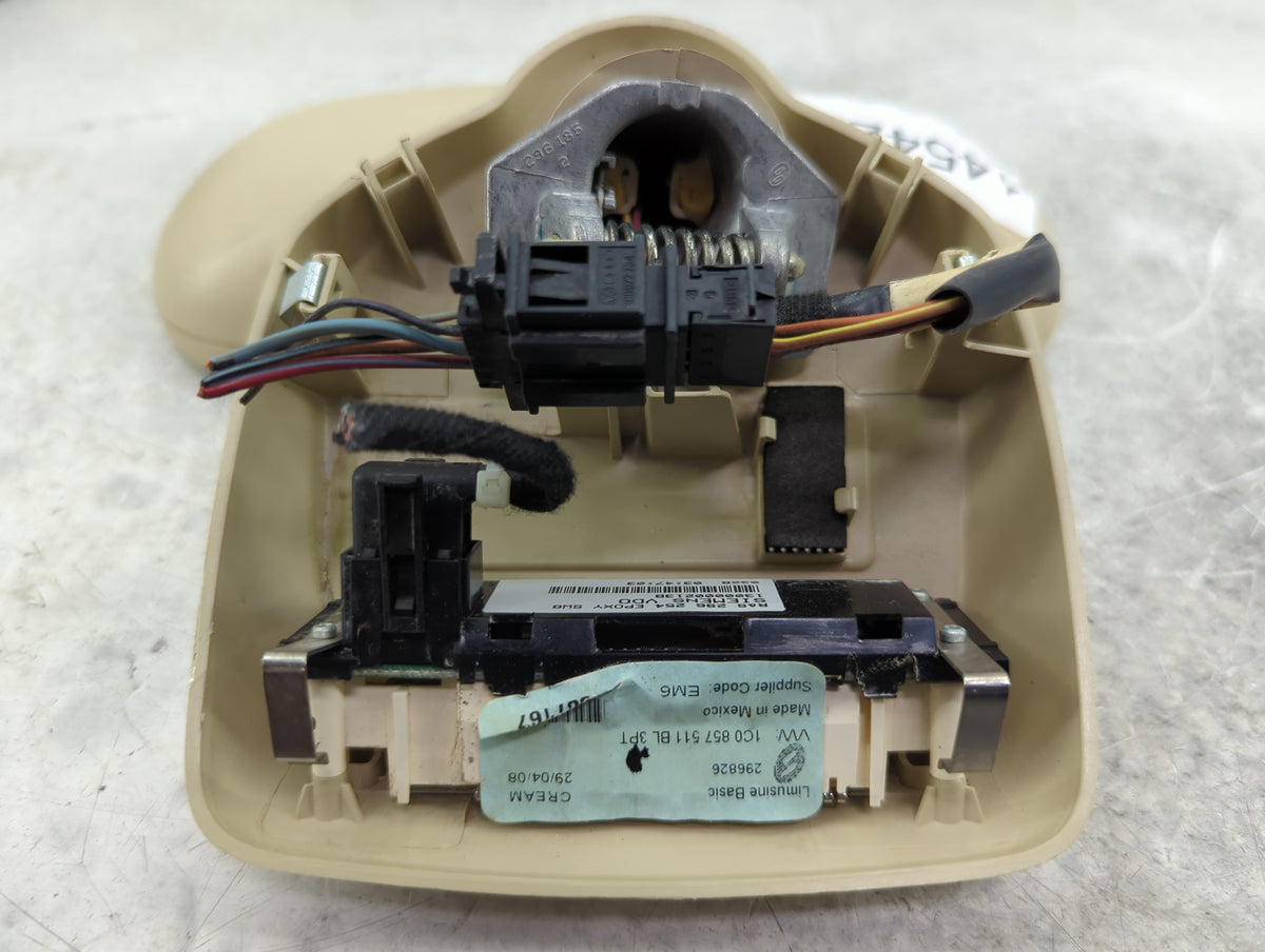 2006-2010 Volkswagen Beetle Interior Rear View Mirror Oem Cream - Oemusedautoparts1.com