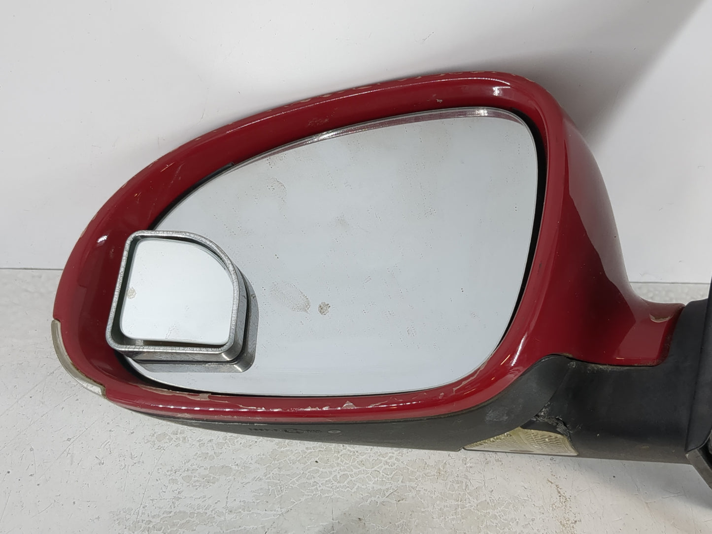 2008-2008 Volkswagen Eos Driver Left Side View Manual Door Mirror Red - Oemusedautoparts1.com