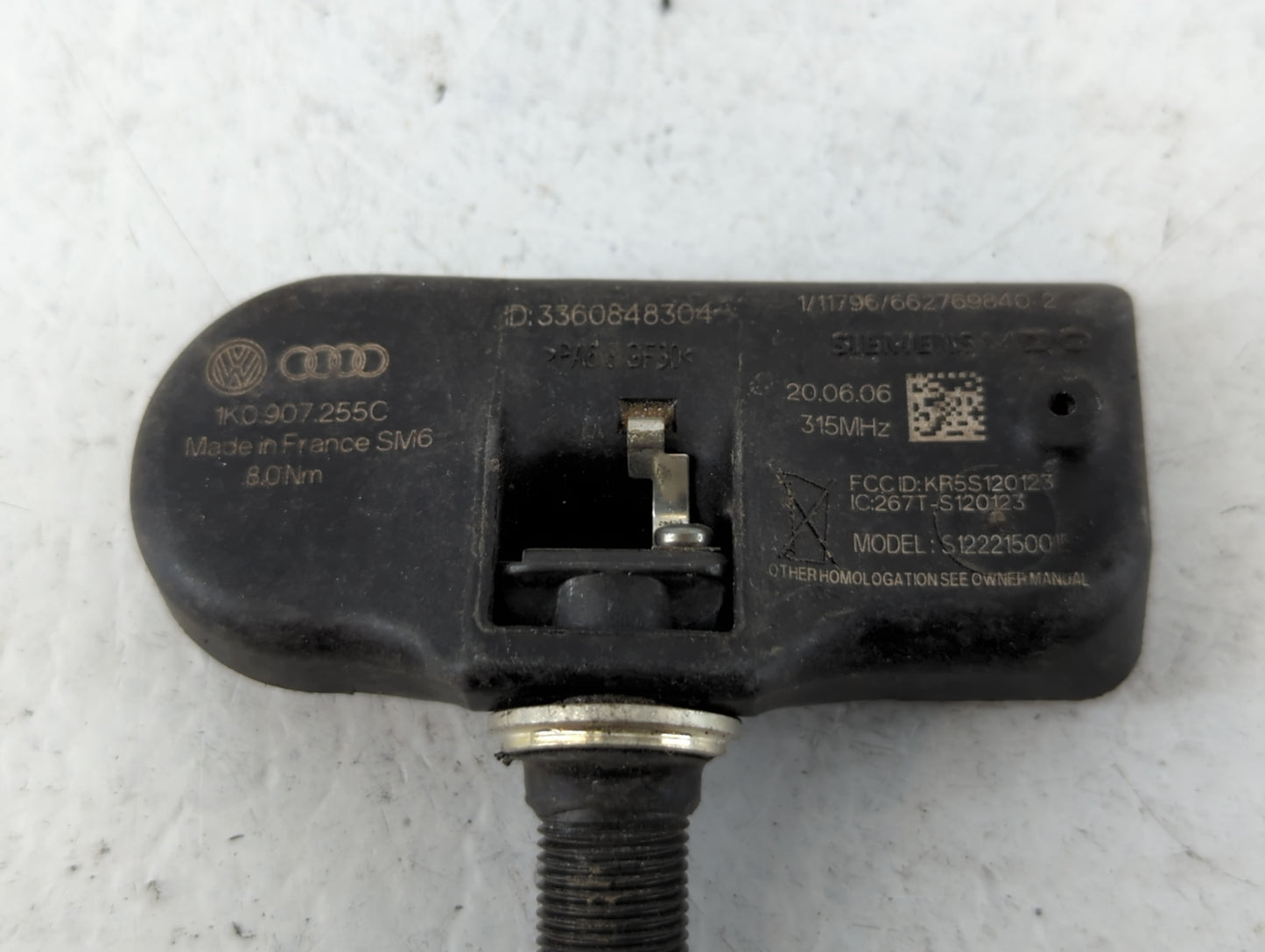 2008 Volkswagen Jetta Tire Pressure Monitoring System Sensor Tpms - Oemusedautoparts1.com
