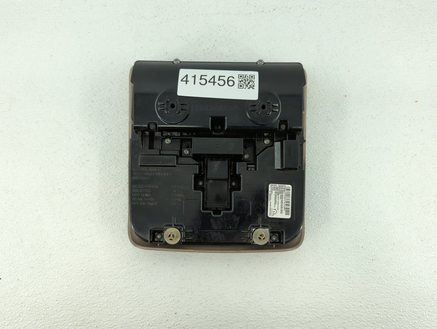 2009-2014 Acura Tl Overhead Roof Console Interior Dome Light Beige - Oemusedautoparts1.com