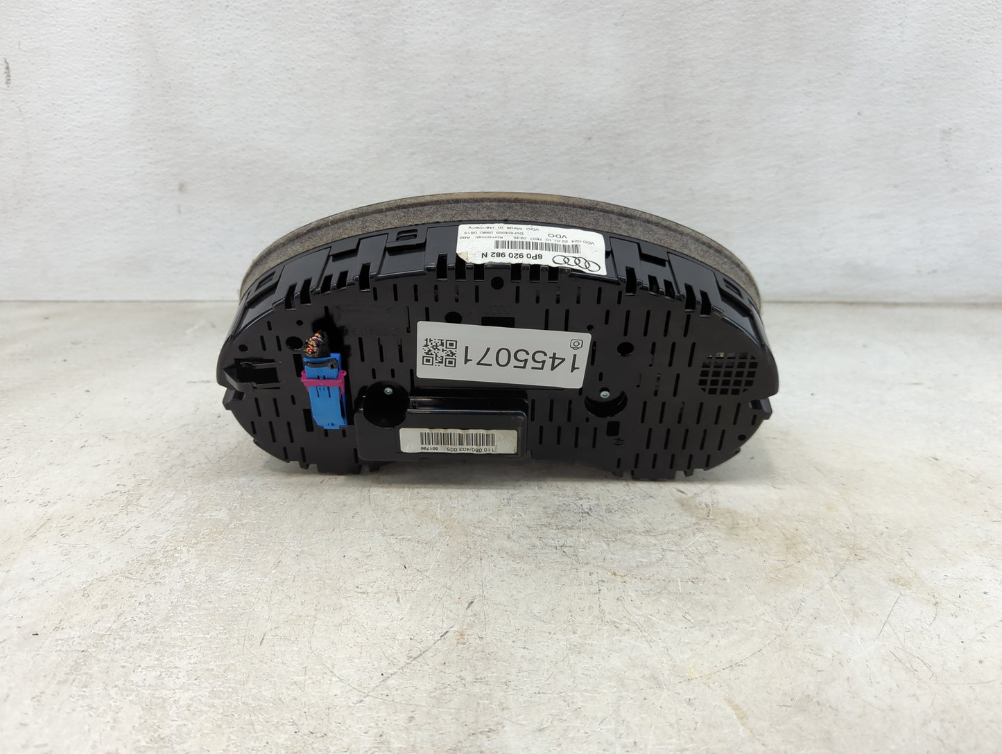 2009-2010 Audi A3 Instrument Cluster Speedometer Gauges P/N:8P0920982G Miles: Fits Fits 2009 2010 OEM Used Auto Parts - Oemu
