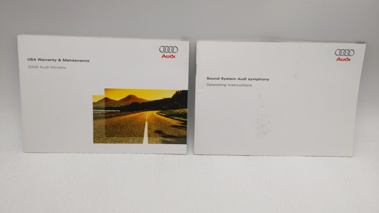 2009 Audi A4 Owners Manual Book Guide OEM Used Auto Parts - Oemusedautoparts1.com