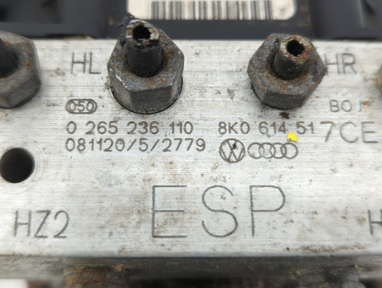 2009-2010 Audi A4 ABS Pump Control Module Replacement P/N:8K0 614 517 CE 8K0 614 517 BO Fits Fits 2009 2010 OEM Used Auto Pa