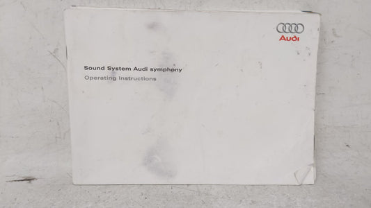 2009 Audi A4 Owners Manual Book Guide OEM Used Auto Parts