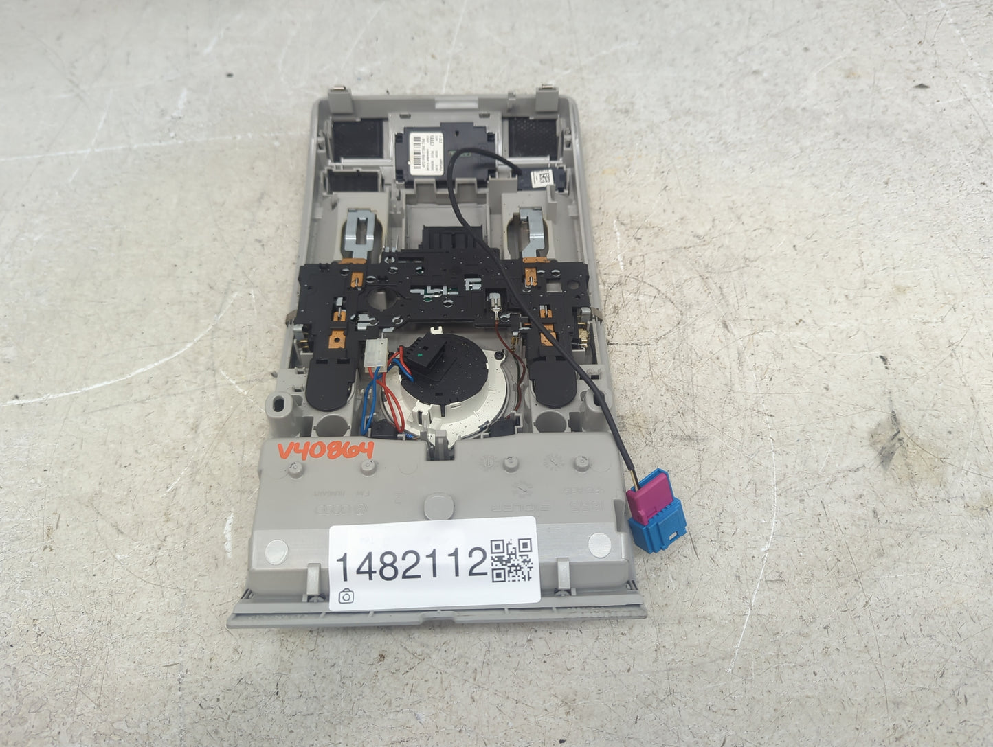 2009 Audi A6 Overhead Roof Console Gray - Oemusedautoparts1.com