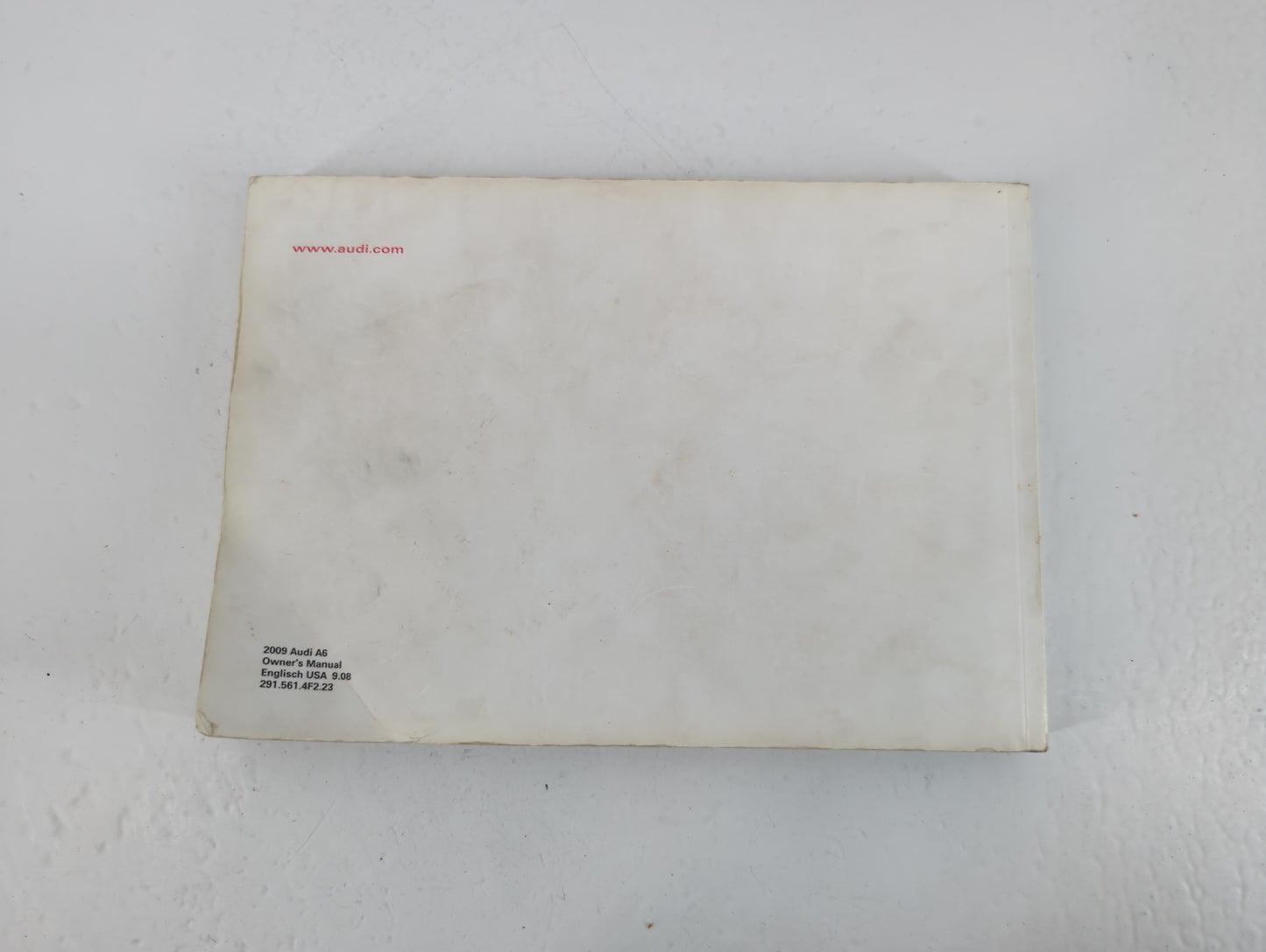 2009 Audi A6 Owners Manual Book Guide P/N:2915614F223 OEM Used Auto Parts - Oemusedautoparts1.com
