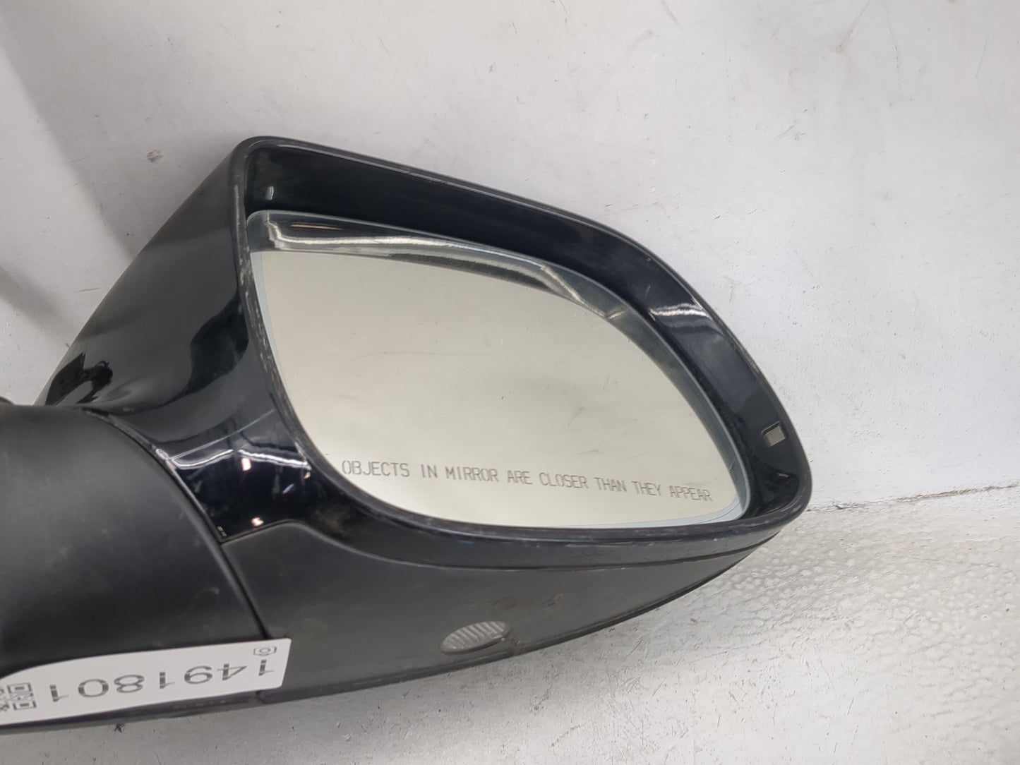 2009 Audi Q5 Passenger Right Side View Manual Door Mirror Black - Oemusedautoparts1.com