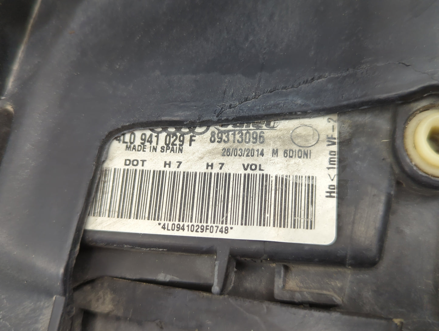 2007-2009 Audi Q7 Driver Left Oem Head Light Headlight Lamp - Oemusedautoparts1.com