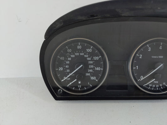 2007-2010 Bmw 328i Instrument Cluster Speedometer Gauges P/N:9187066-01 Fits Fits 2007 2008 2009 2010 OEM Used Auto Parts