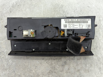 2007-2009 Bmw 328i Climate Control Module Temperature AC/Heater Replacement P/N:9199260-01 Fits Fits 2007 2008 2009 OEM Used Auto Parts