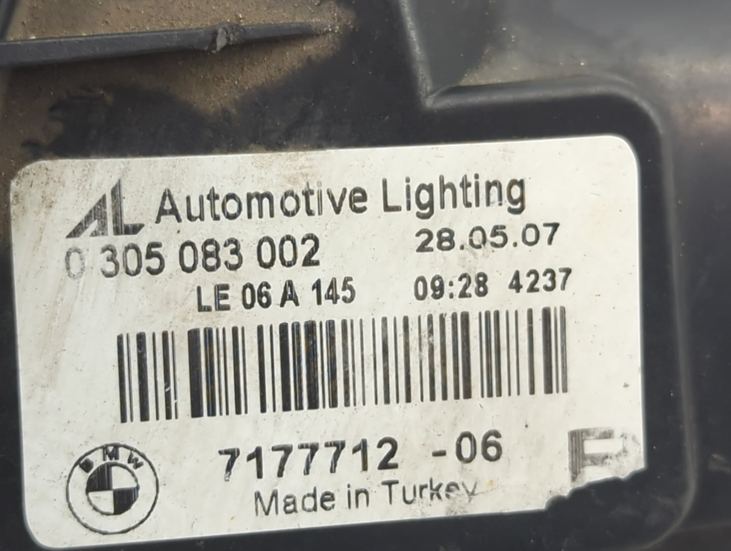 2008-2010 Bmw 528i Passenger Right Oem Front Light Lamp - Oemusedautoparts1.com