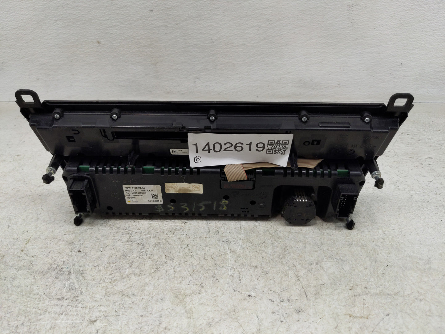 2009-2010 Bmw 750i Radio Control Panel - Oemusedautoparts1.com