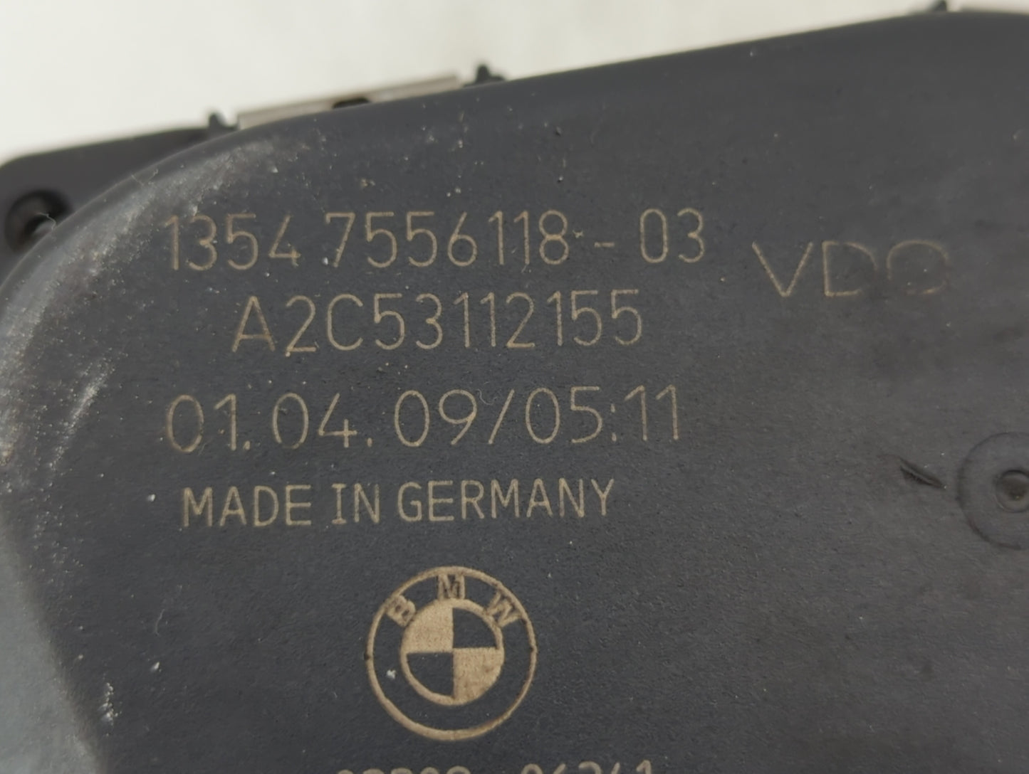 2007-2010 Bmw X5 Throttle Body P/N:1354 7556118-03 Fits Fits 2007 2008 2009 2010 2011 2012 2013 OEM Used Auto Parts - Oemuse