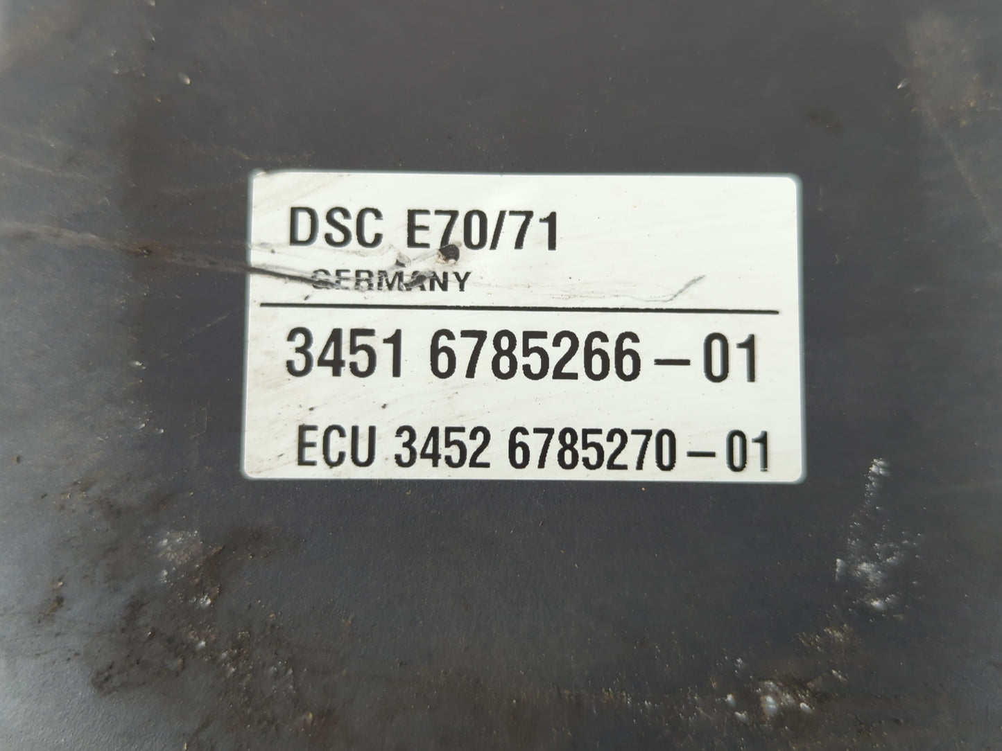 2007-2013 Bmw X5 ABS Pump Control Module Replacement P/N:3451 6785266-01 Fits Fits 2007 2008 2009 2010 2011 2012 2013 2014 O
