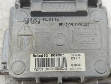 2008-2012 Buick Enclave Headlight Ballast Head Light